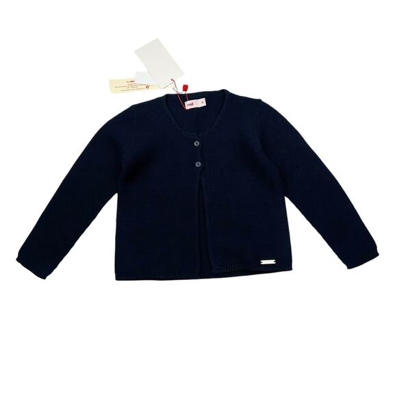 NWT Condor CND Navy Knit Cardigan Sweater - Picture 1 of 6